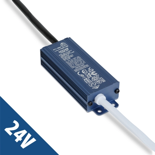 Stabiliziran omrežni napajalnik 24 V DC 24 W 1 A IP67