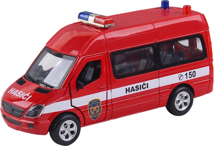 Gasilci avto z zvočnimi in svetlobnimi učinki