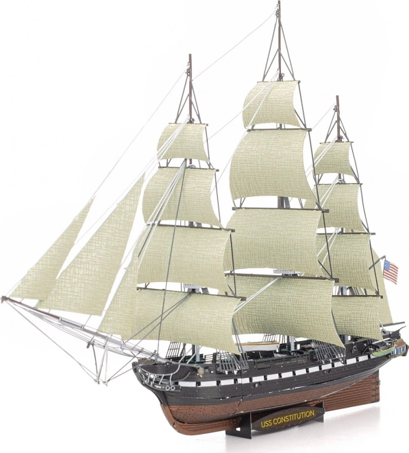 Metal earth 3D puzzle premium series: ladja USS Constitution – kovinski model