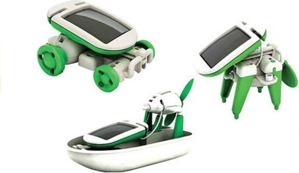 Izobraževalni solarni robot 6 v 1