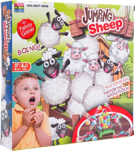 Spretnostna igra Ovčke – družabna namizna igra z izstreljevalniki