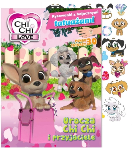 Chi Chi Love pobarvanka s pravljičnimi tatuji, 1. del