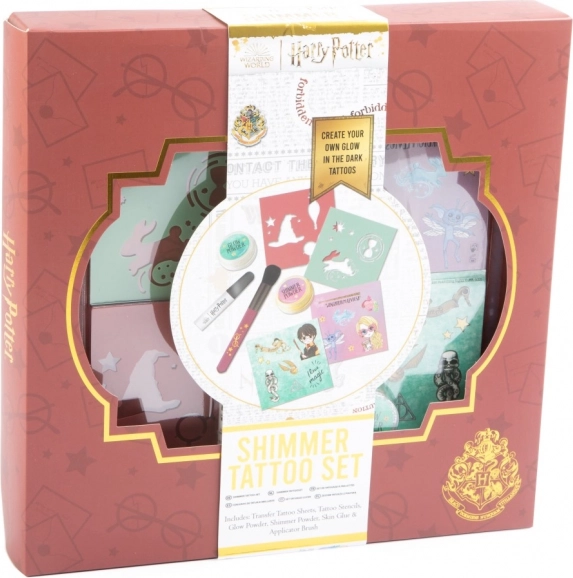 Komplet svetlečih tetovaž v temi Harry Potter