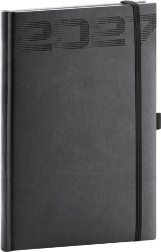 Notique tedenski planer Aprint Top 2027 črn 15 × 21 cm