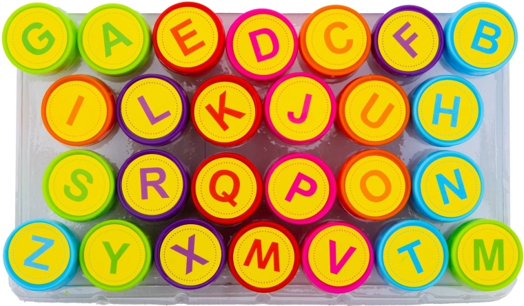 Astra dišeča abecedna žigi – 26 kos