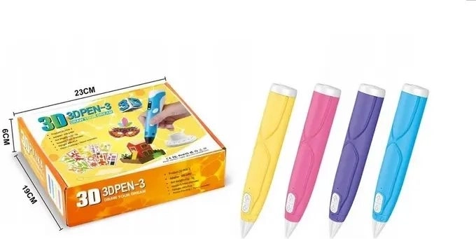 Set 3D pero s filamentom in USB napajalnim kablom