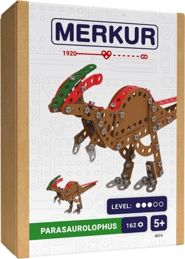 Merkur dinozavri: Parasaurolophus – kovinski konstrukcijski komplet 162 delov
