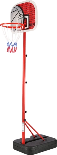 Otroški mobilni koš za košarko NILS z nastavljivo višino