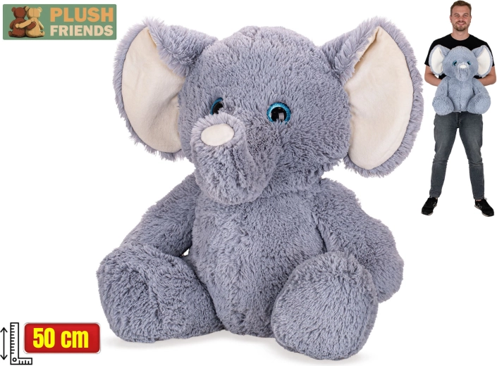 Plush Friends plišasti slon sedeči 50 cm