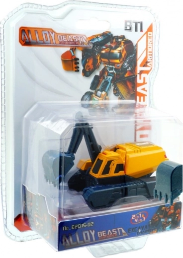 Transformer tovornjak gradbeni stroj-robot