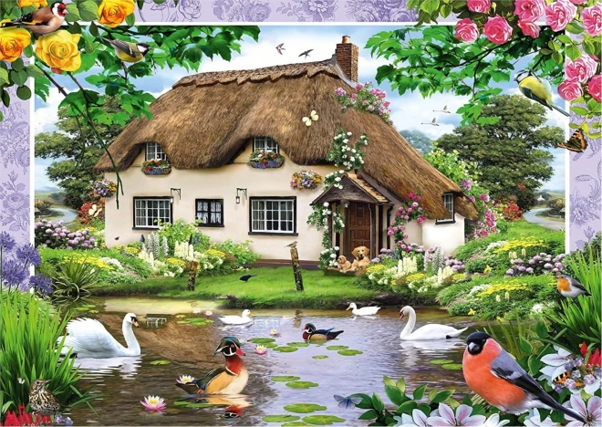 Schmidt puzzle Romantična koča 500 koščkov