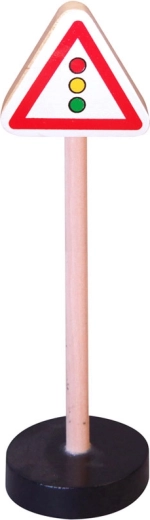 Leseni prometni znak – Pozor, semafor