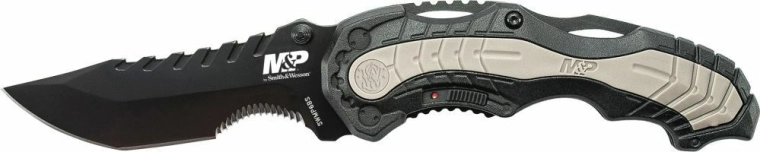Žepni nož z asistiranim odpiranjem SMITH & WESSON M&P M.A.G.I.C., črn/siv