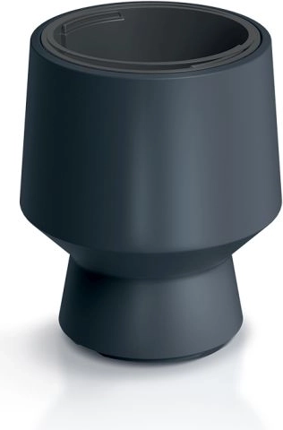 Cvetlični lonec z vložkom 34,3 cm – antracitni, odporen za notranjo in zunanjo uporabo