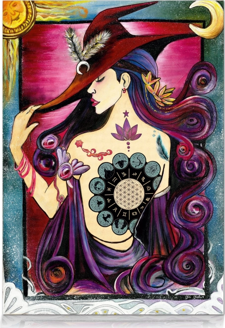 Puzzle Gospa zodiaka 1000 kosov