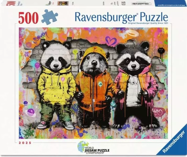 Ravensburger sestavljanka Kosmatinci 500 kosov