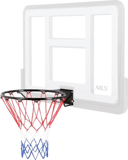 Jeklena košarkarska obroča NILS ODKR2S z mrežo