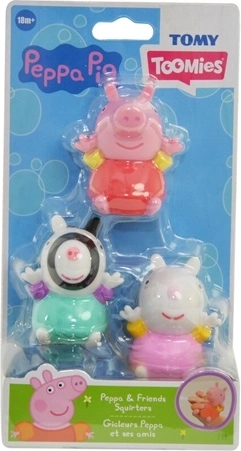 TOMY Peppa Pig figurice za v vodo, komplet 3 kosov