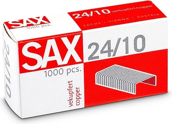 24/10 copper-plated staples, 1000 pcs