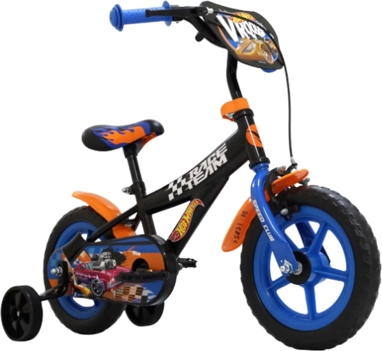 Hot Wheels kids’ 12" bike with training wheels