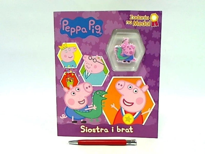 Naloge in pobarvanke Peppa Pig: sestrica