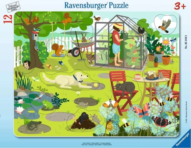 Ravensburger vstavljanka Naš vrt 12 delov