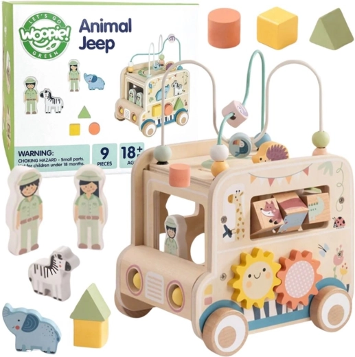 Woopie Green lesena aktivna kocka safari terensko vozilo FSC
