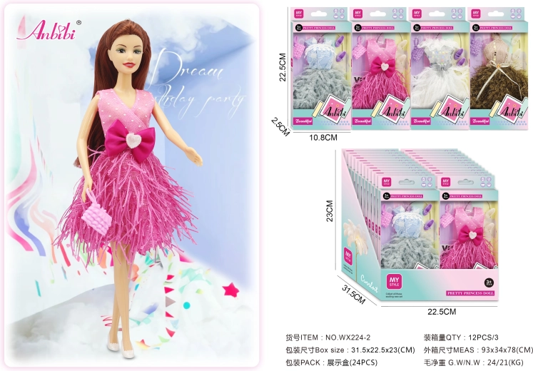 Modne obleke za punčke – več vrst