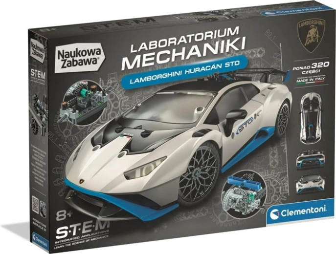 Clementoni Science & Play Labo Mech Lamborghini Huracán mehanski konstrukcijski komplet