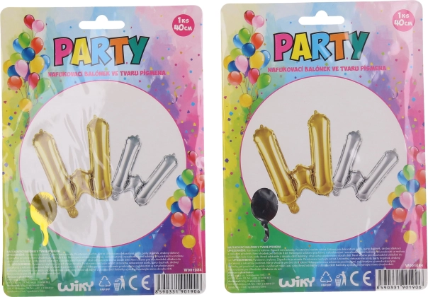 Nafukljiv balon v obliki črke W