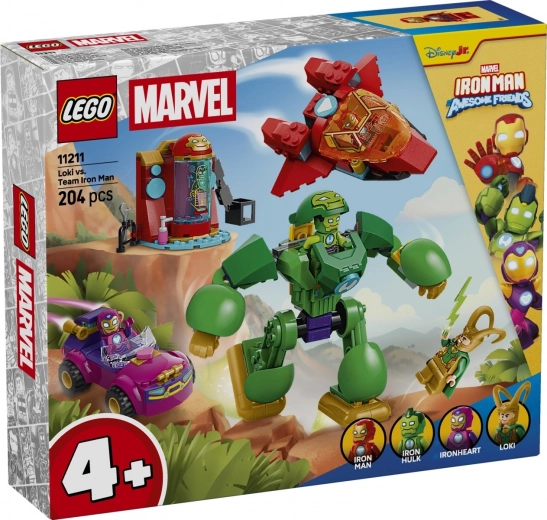 Komplet LEGO Marvel Loki proti ekipi Iron Mana