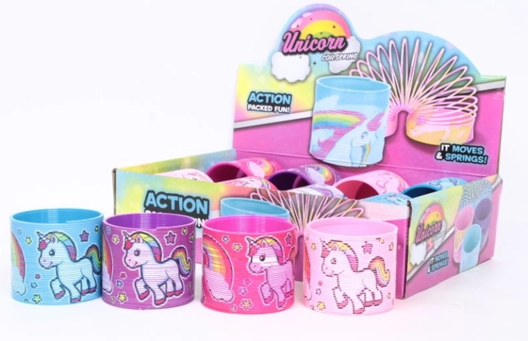 Unicorn-Themed Spring Toy