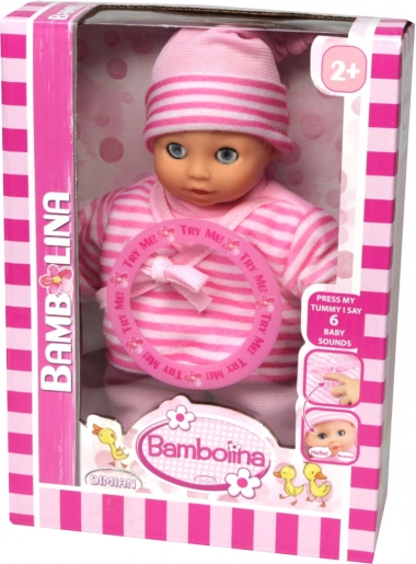 Interaktivna punčka Bambolina 20 cm