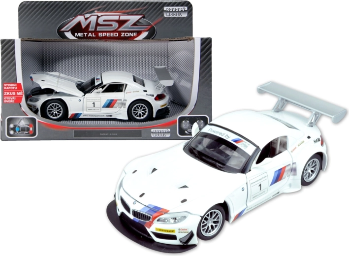 Kovinski model avtomobila 1:24 BMW Z4 GT3 z lučmi in zvokom
