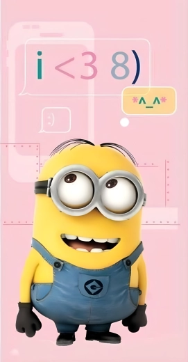 Children’s cotton beach towel Minions pink 70 × 140 cm