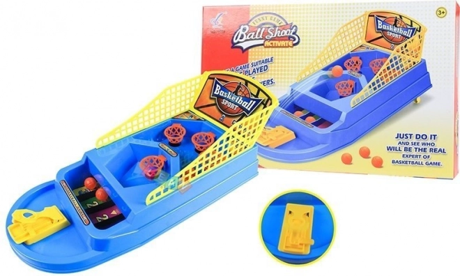 Igra spretnosti Mini košarka z izstreljevalnikom žogic