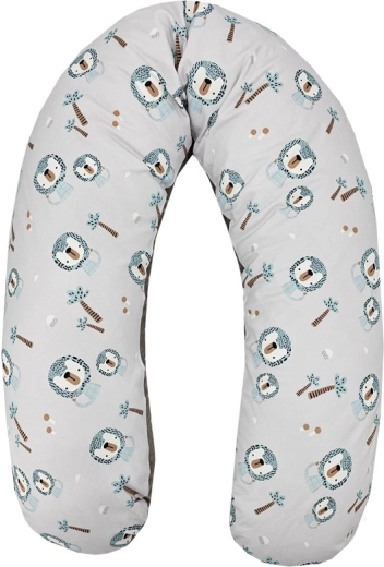 EKO nursing and pregnancy pillow Velvet beige meadow 180 cm