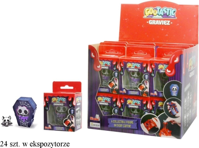 Gootastic okostje v koščku skrinje s sluzjo