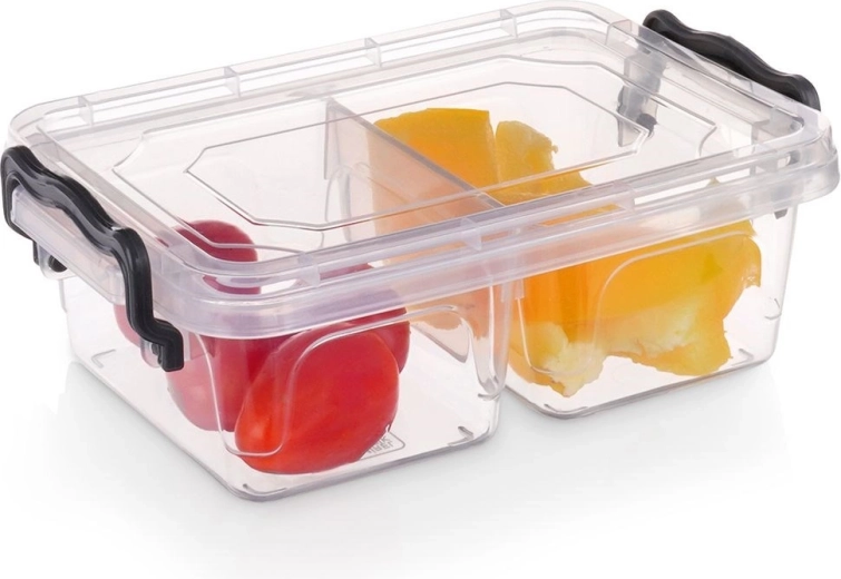 Deljena posoda za živila s pokrovom 500 ml