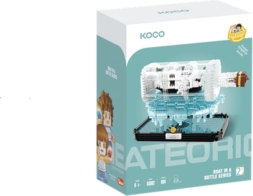 KOCO Ship in a Bottle Steamboat Willie (964 pieces)