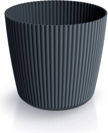 Cvetlični lonec Milly Round 29,2 cm antracit