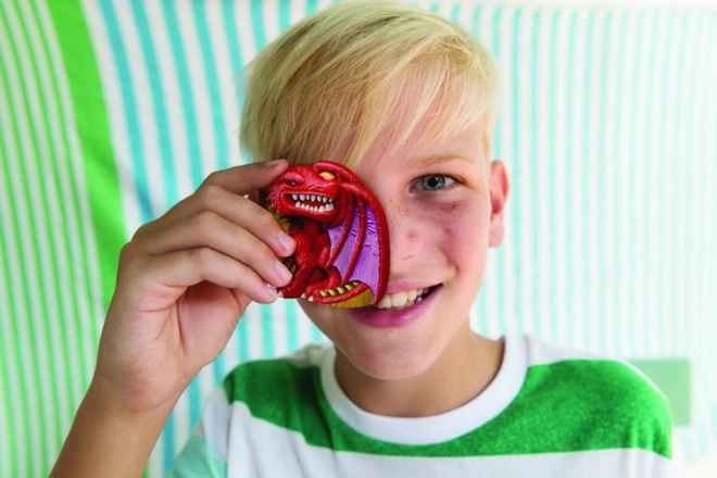 Komplet za ustvarjanje in barvanje zmajev