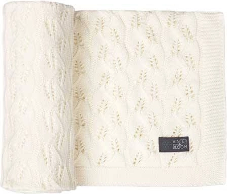 VINTER & BLOOM odeja moment organic warm white