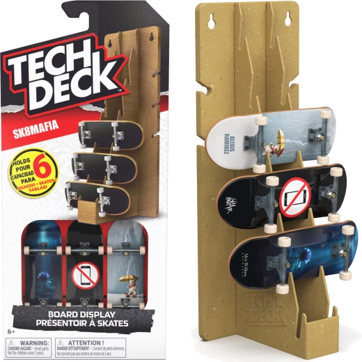 Tech Deck Sk8Mafia fingerboard stand with 3 boards - 3 pcs