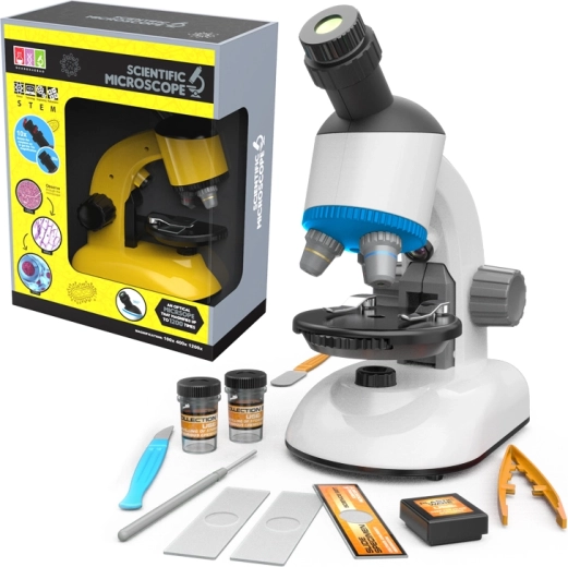 Sparkys scientific microscope with magnification up to 1200×