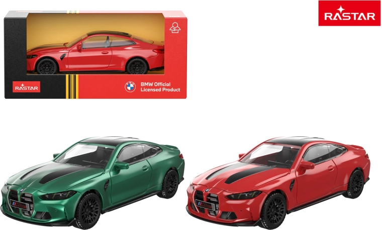 Kovinski avto Rastar BMW M4 CS 1:43 zelen - 1 kos