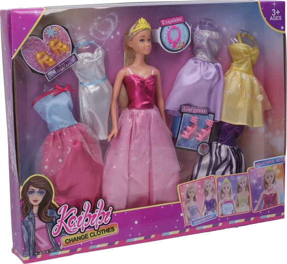 Princeska z oblačili 30 cm