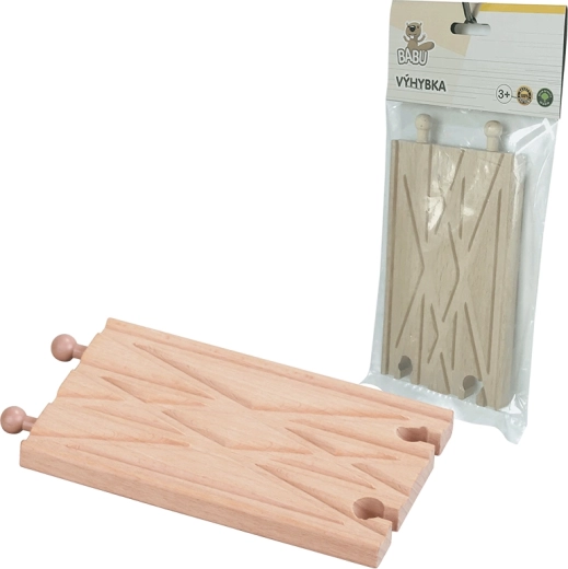 Babu vlakci dvotirna ravna tirnica 15 cm