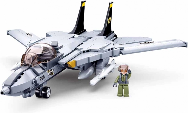 Gradbeni komplet lovskega letala F-14 TOMCAT Sluban ModelBricks