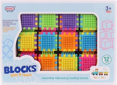 Building blocks set 12 pcs